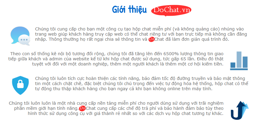 do chat phan mem chat website